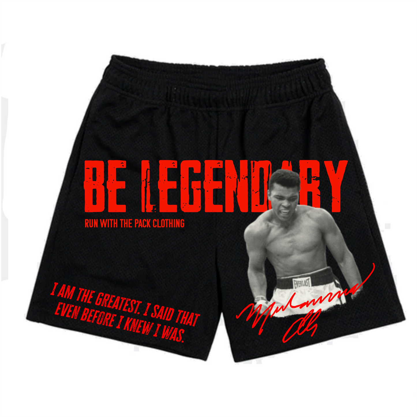 “Ali” Be Legendary Shorts